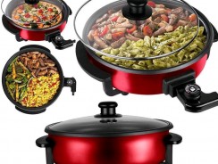 Panela Elétrica Cadence Multifuncional Rouge PAN610 2,8L Preto e Vermelho