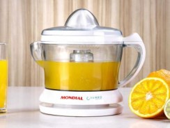 Espremedor de Frutas Turbo Citrus com 25W de Potência com Jarra de 1,25L e Acionamento Automático Branco E-01 – Mondial