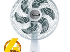 Ventilador 40CM Olimpo TS Branco – Hélice com 6 PÁS, Grade removível, Nova Base, 3 Velocidades, Alça para Transporte, Silencioso, Trava de Segurança