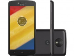 Smartphone Motorola Moto C Plus XT1726 8GB Preto 4G Tela 5.0″ Câmera 8 MP Android 7.0