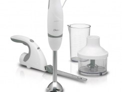 Mixer Oster 2619 1 Velocidades com Copo Dosador + Processador e Faca Elétrica Branco – 350W