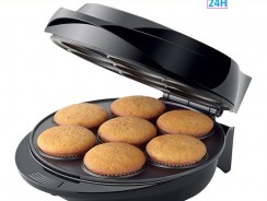 Máquina de Cupcake Mondial Maker Pratic Cupcake Preto/Inox