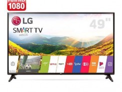 Smart TV LED 49″ Full HD LG 49LJ5550 com Painel IPS, Wi-Fi, WebOS 3.5, Time Machine Ready, Magic Zoom, Quick Access, HDMI e USB